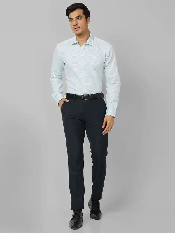 Men Slim Fit Yellow Shirt