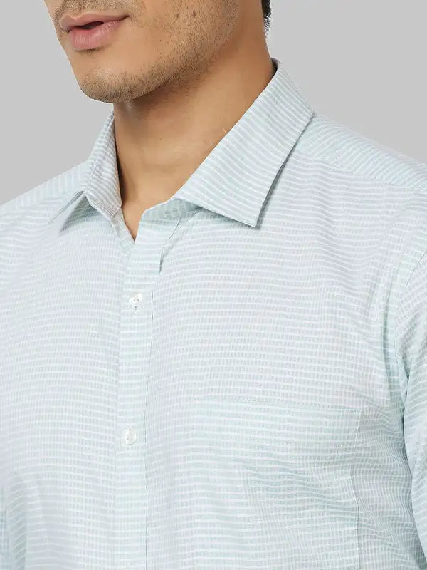 Men Slim Fit Yellow Shirt