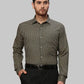 Men Slim Fit Brown Shirt
