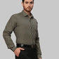 Men Slim Fit Brown Shirt