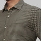 Men Slim Fit Brown Shirt