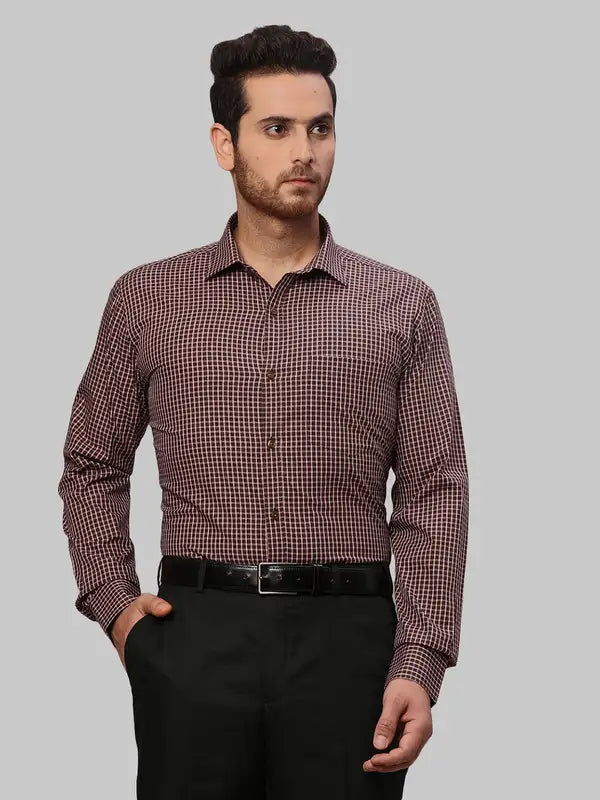 Men Slim Fit Fawn Shirt