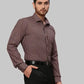 Men Slim Fit Fawn Shirt