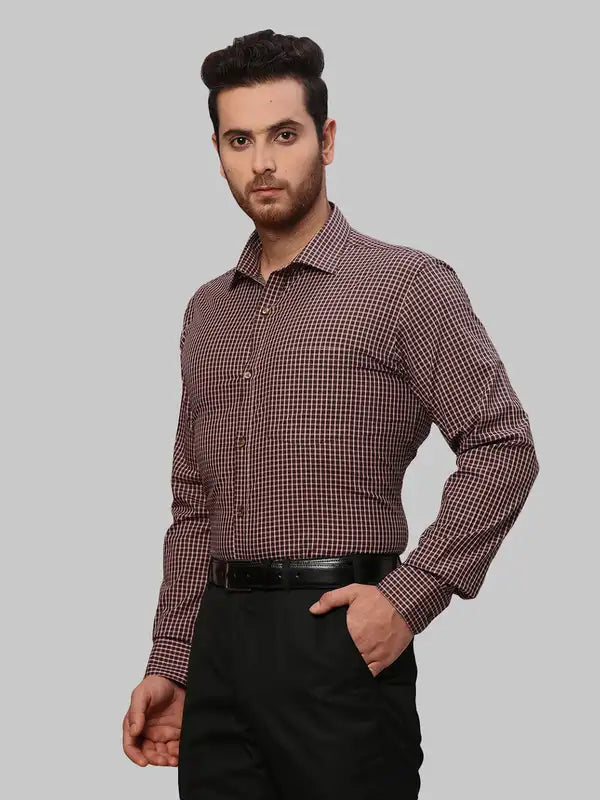 Men Slim Fit Fawn Shirt