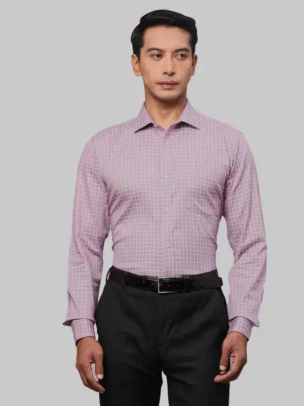 Men Slim Fit Violet Shirt