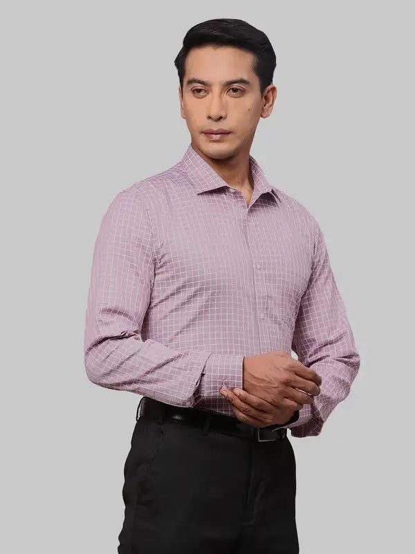 Men Slim Fit Violet Shirt