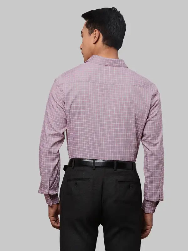 Men Slim Fit Violet Shirt