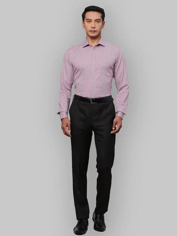 Men Slim Fit Violet Shirt