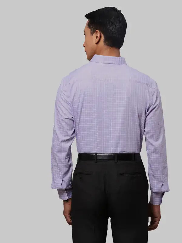Men Slim Fit Blue Shirt