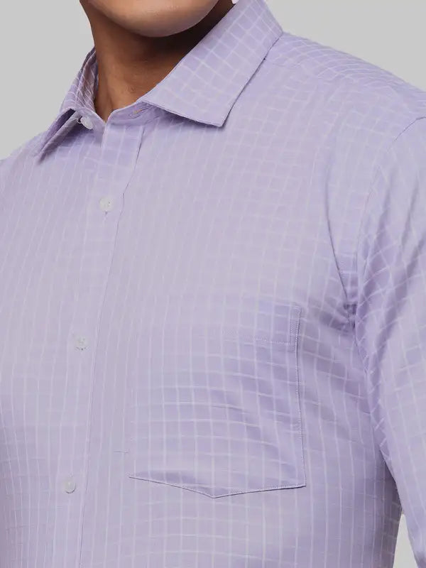 Men Slim Fit Blue Shirt