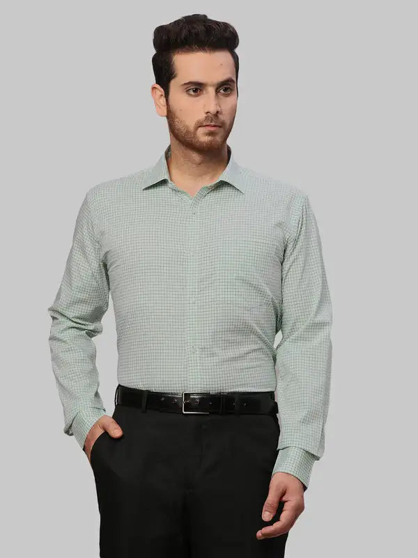 Men Slim Fit Petrol Shirt