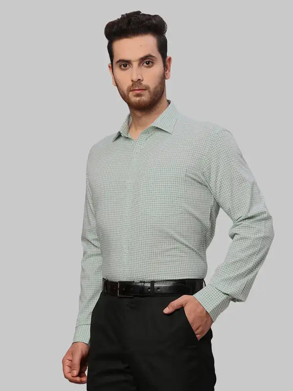 Men Slim Fit Petrol Shirt