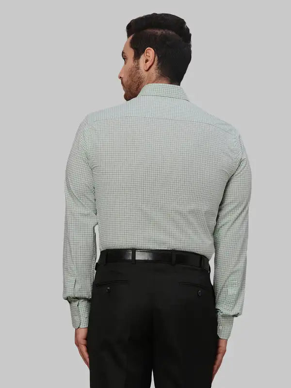 Men Slim Fit Petrol Shirt