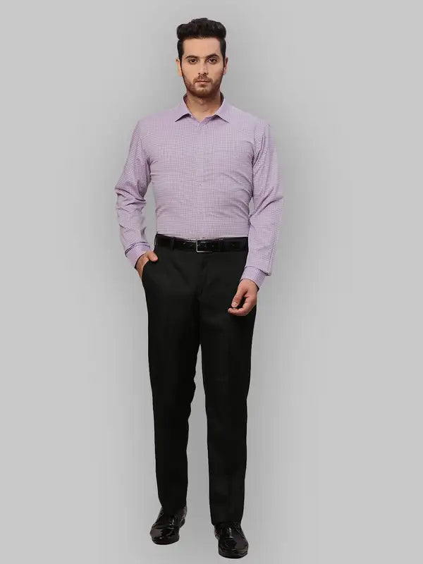 Men Slim Fit Yellow Shirt