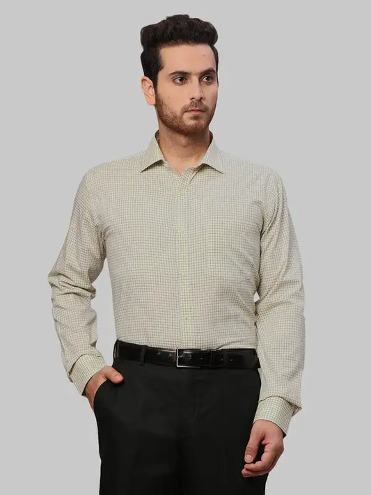Men Slim Fit Grey Shirt