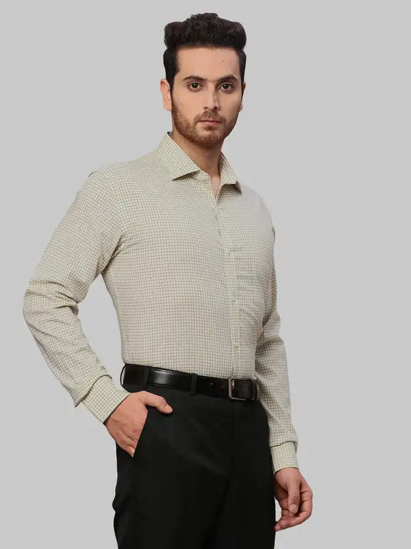 Men Slim Fit Grey Shirt