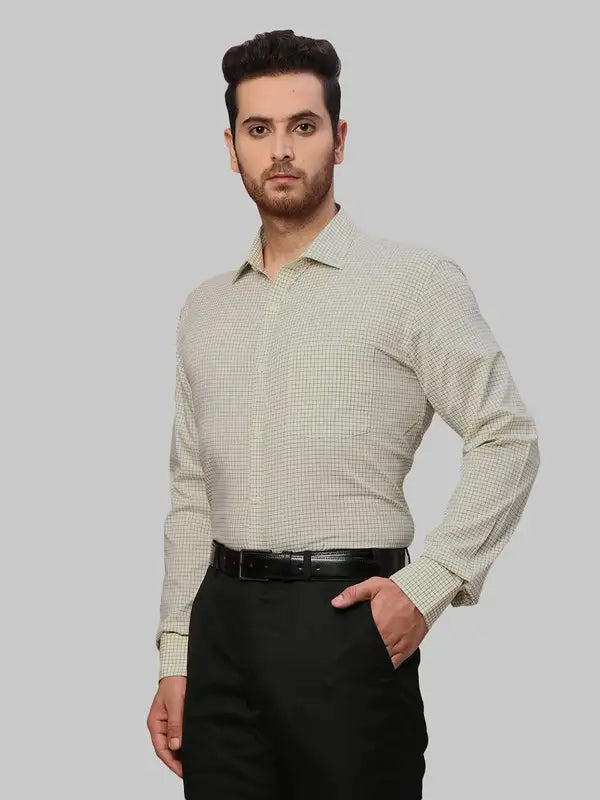 Men Slim Fit Grey Shirt