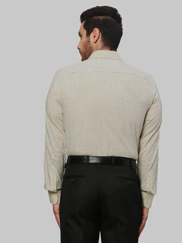 Men Slim Fit Grey Shirt