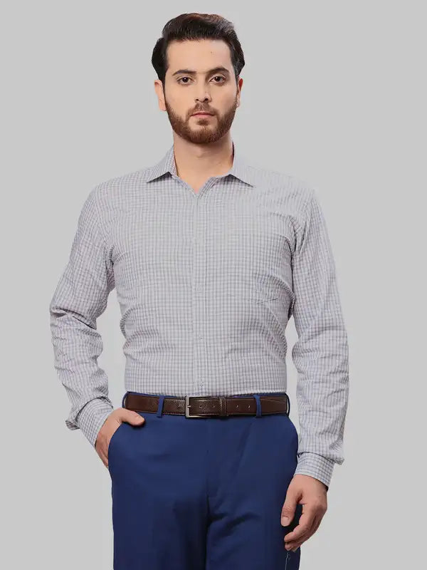Men Slim Fit Violet Shirt