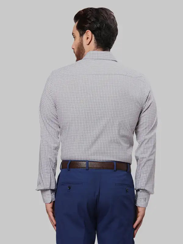 Men Slim Fit Violet Shirt