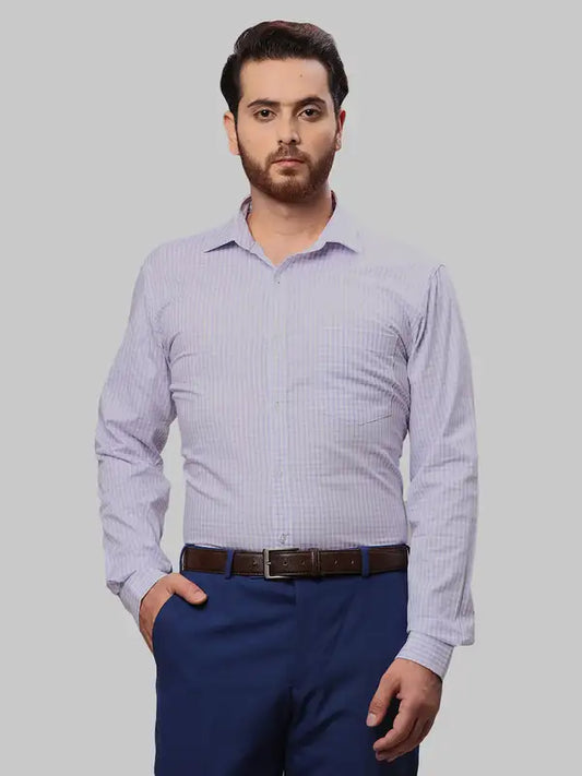Men Slim Fit Blue Shirt