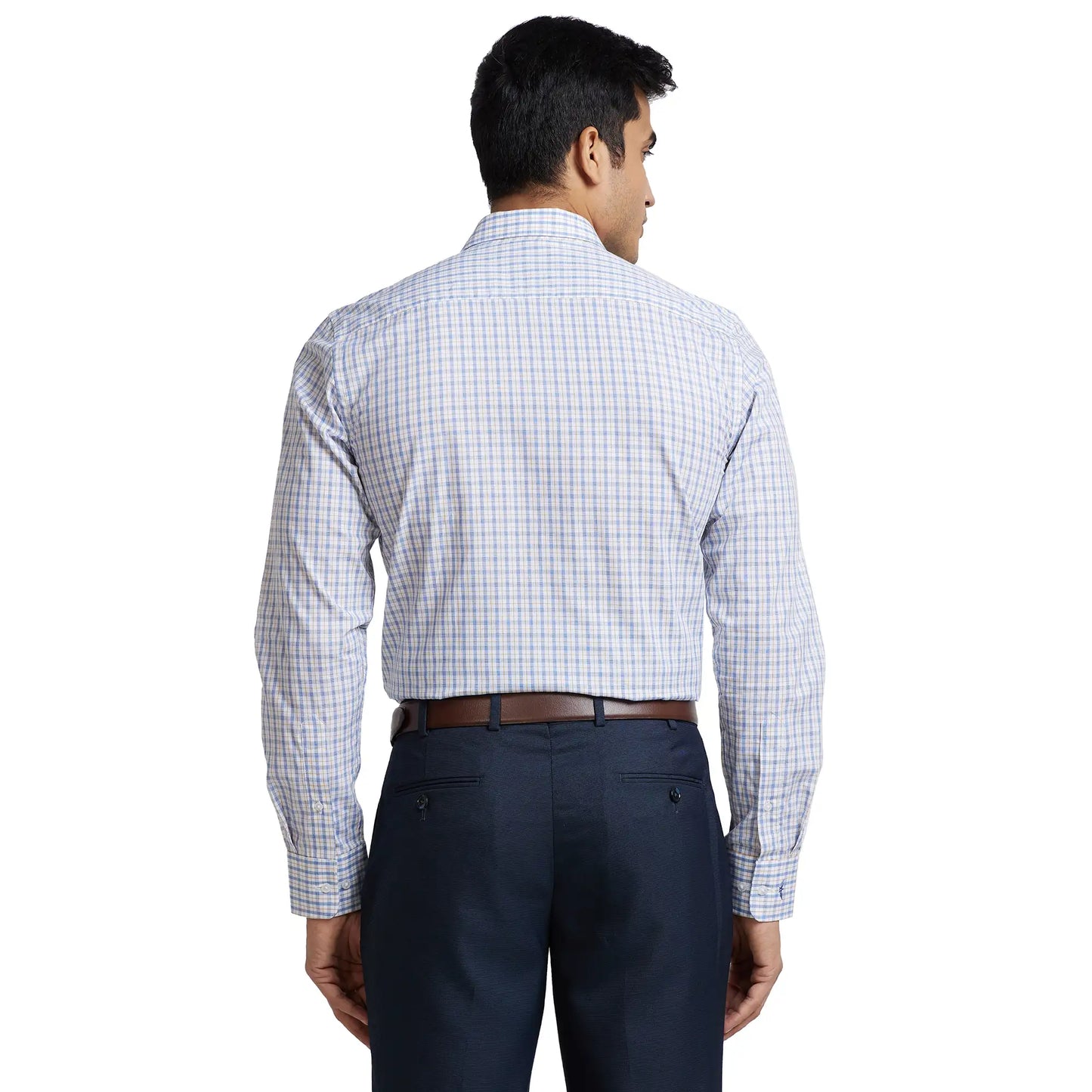 Men Slim Fit Light Green Shirt