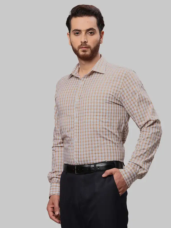 Men Slim Fit Violet Shirt