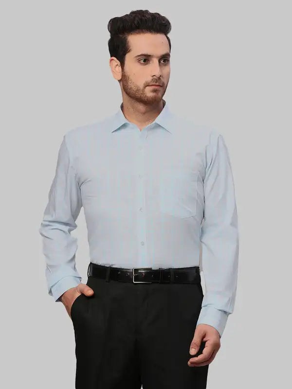 Men Slim Fit Grey Shirt