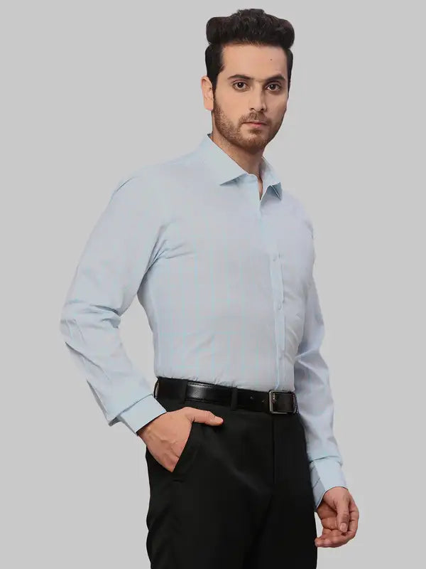Men Slim Fit Grey Shirt