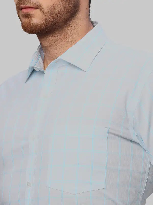 Men Slim Fit Grey Shirt