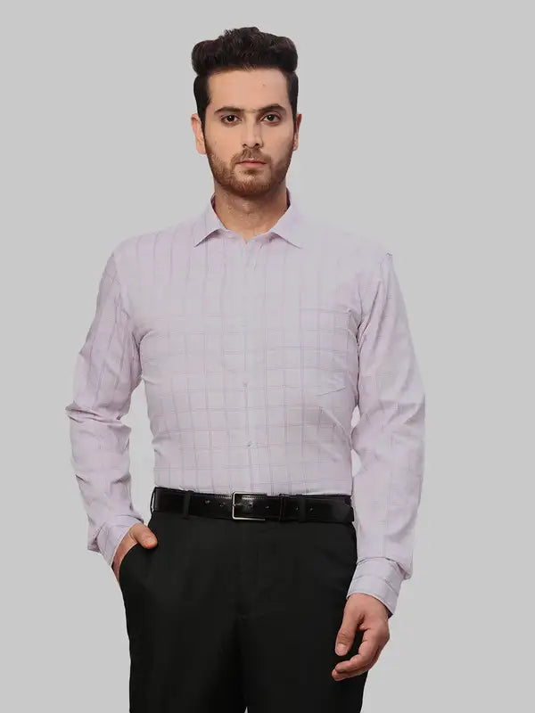 Men Slim Fit Yellow Shirt
