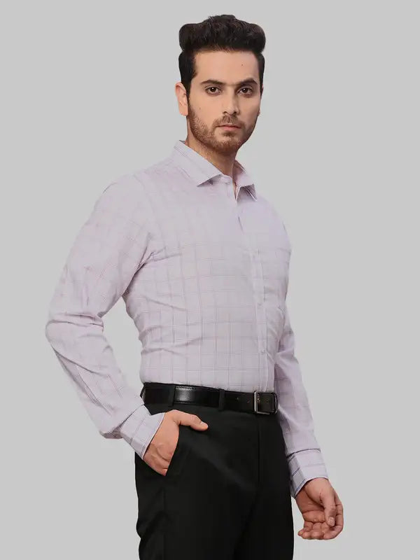 Men Slim Fit Yellow Shirt