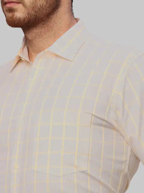 Men Slim Fit Green Shirt