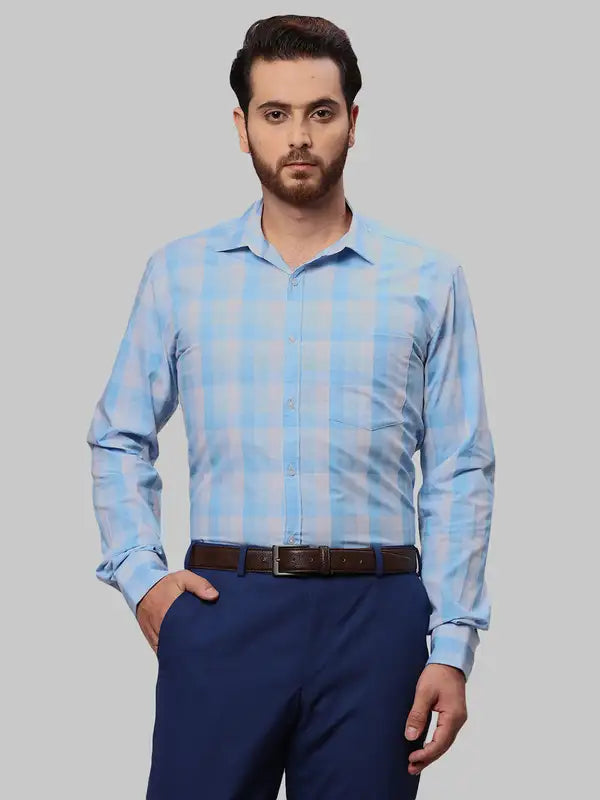 Men Slim Fit Green Shirt