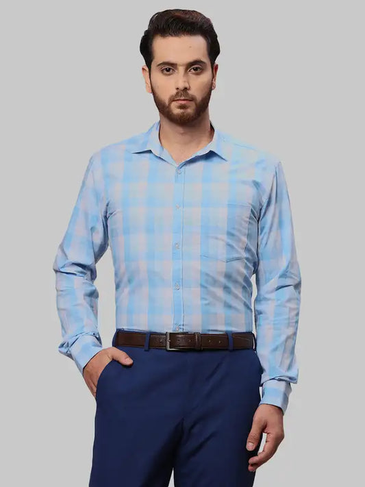 Men Slim Fit Green Shirt