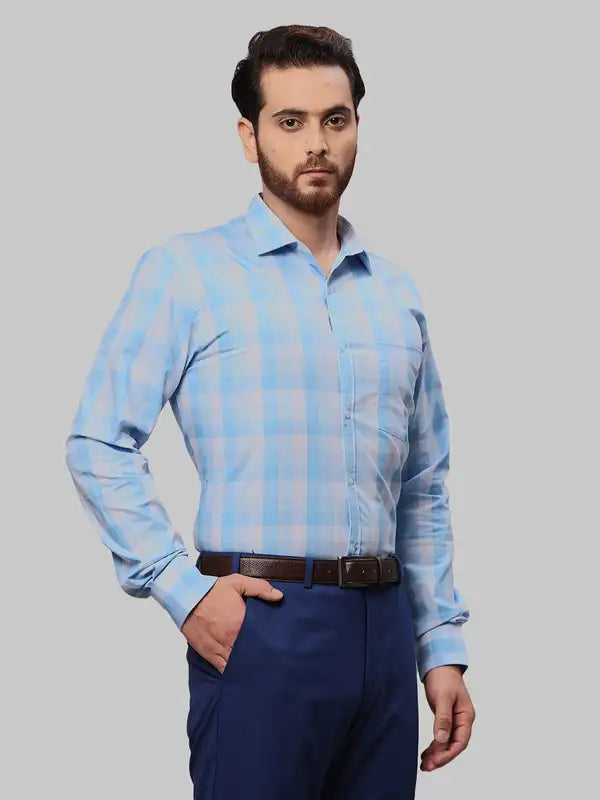 Men Slim Fit Green Shirt