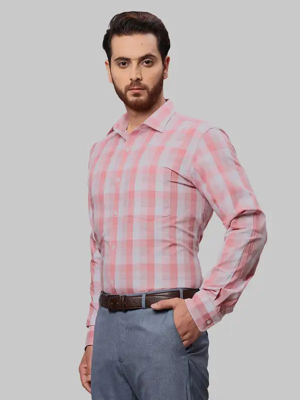 Men Slim Fit Maroon Shirt