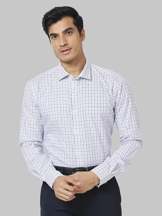 Men Slim Fit Grey Shirt