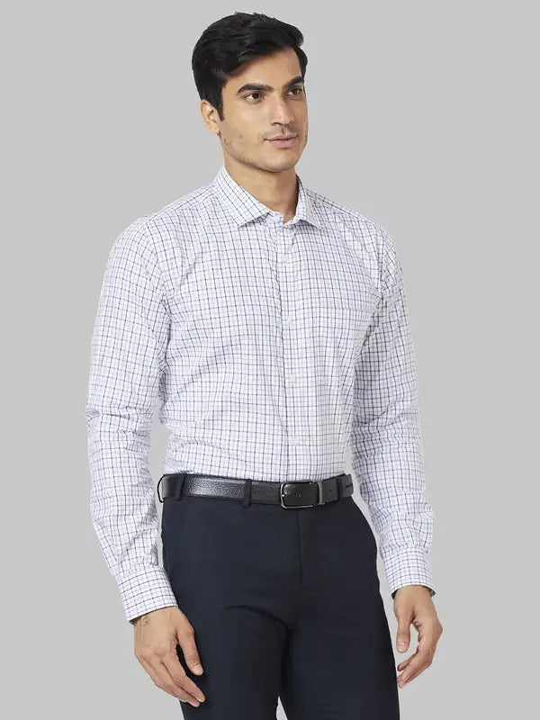 Men Slim Fit Grey Shirt