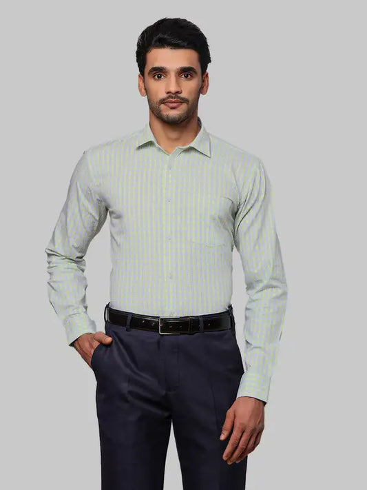 Men Slim Fit Petrol Shirt