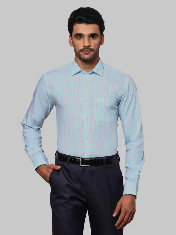 Men Slim Fit Violet Shirt