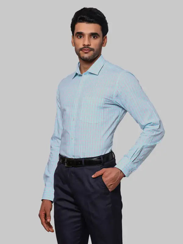 Men Slim Fit Violet Shirt