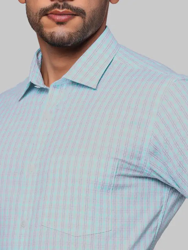 Men Slim Fit Violet Shirt