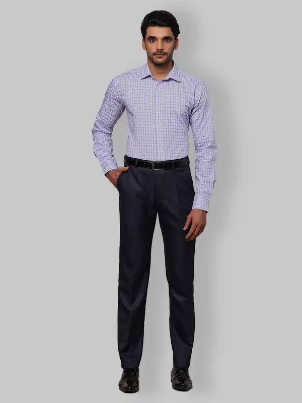 Men Slim Fit Yellow Shirt