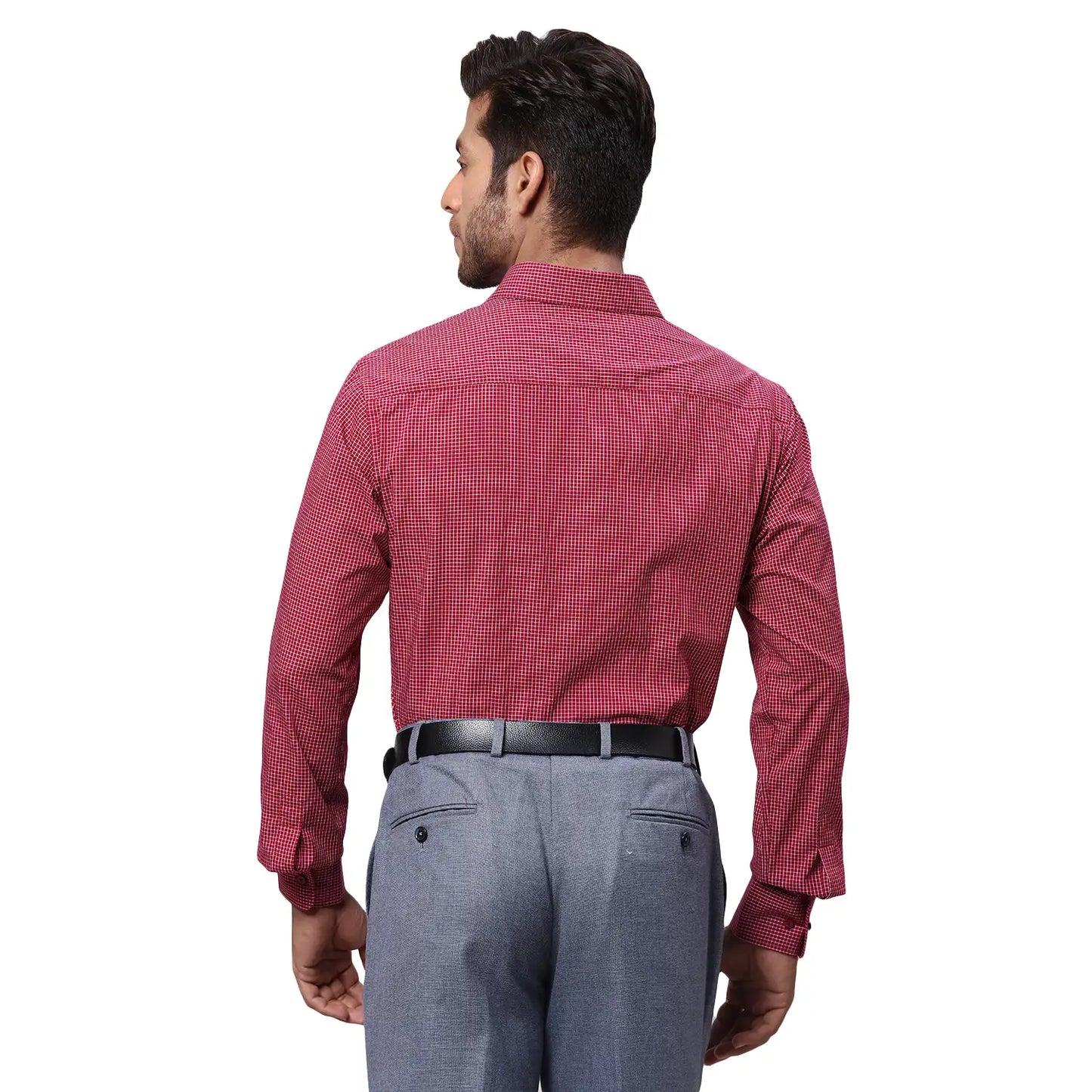 Men Slim Fit Light Green Shirt