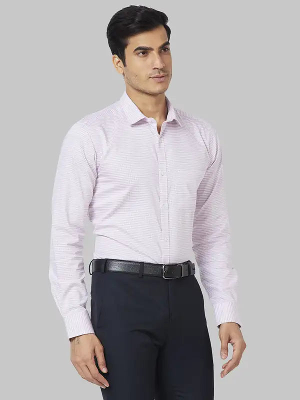 Men Slim Fit Violet Shirt