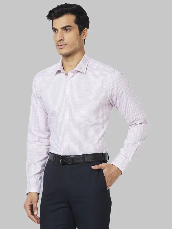Men Slim Fit Violet Shirt