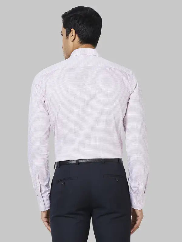 Men Slim Fit Violet Shirt