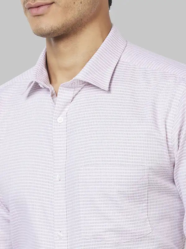 Men Slim Fit Violet Shirt