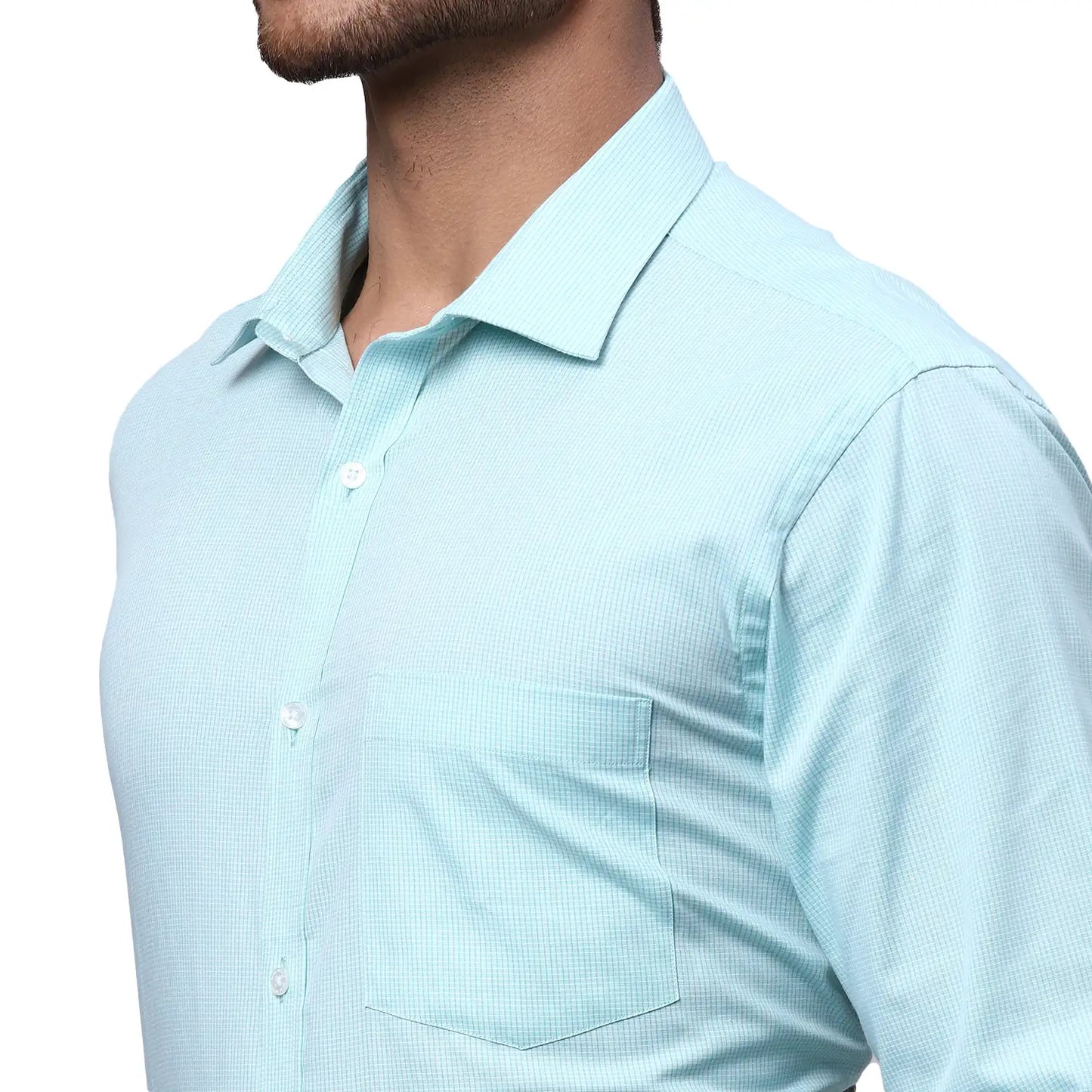 Men Slim Fit Pink Shirt